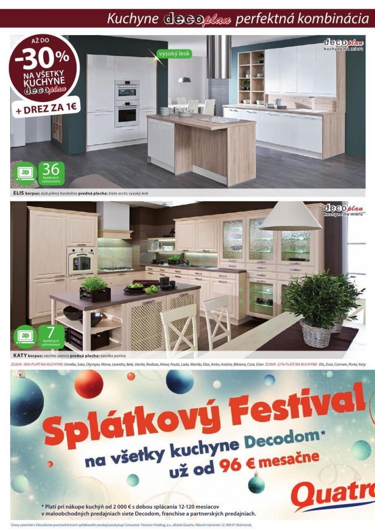 leták Decodom - predvianočná akcia strana 6 leták Decodom - predvianočná akcia strana 6