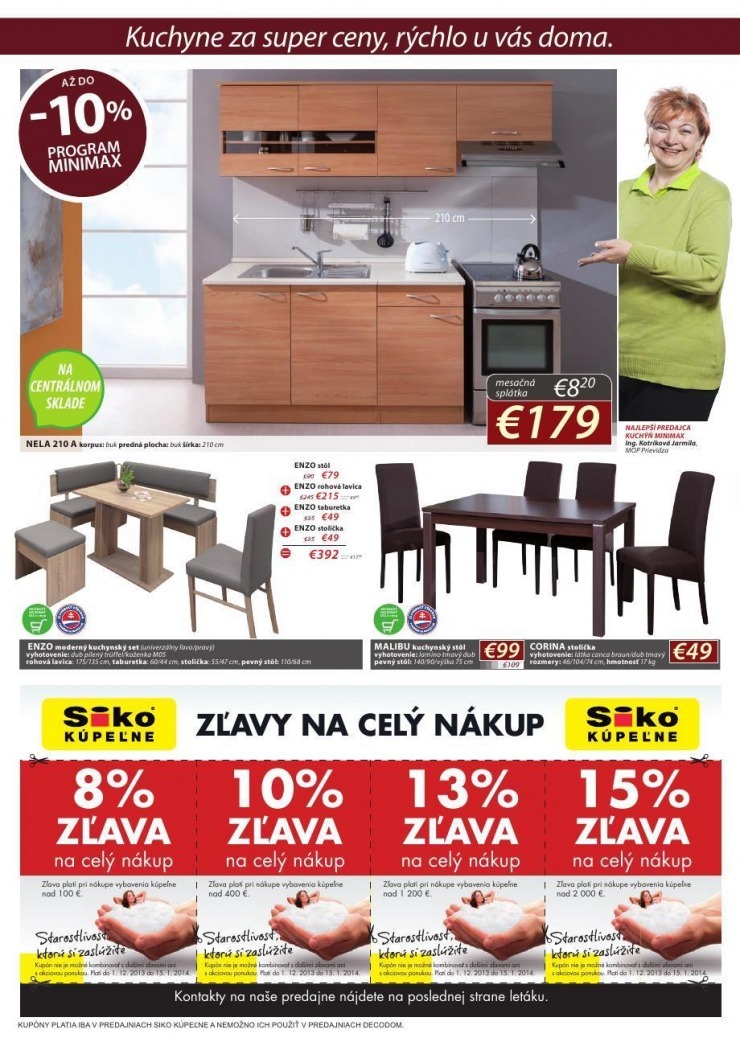 leták Decodom - predvianočná akcia strana 8 leták Decodom - predvianočná akcia strana 8