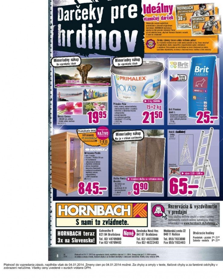 leták mimoriadný leták HORNBACH strana 8 leták mimoriadný leták HORNBACH strana 8