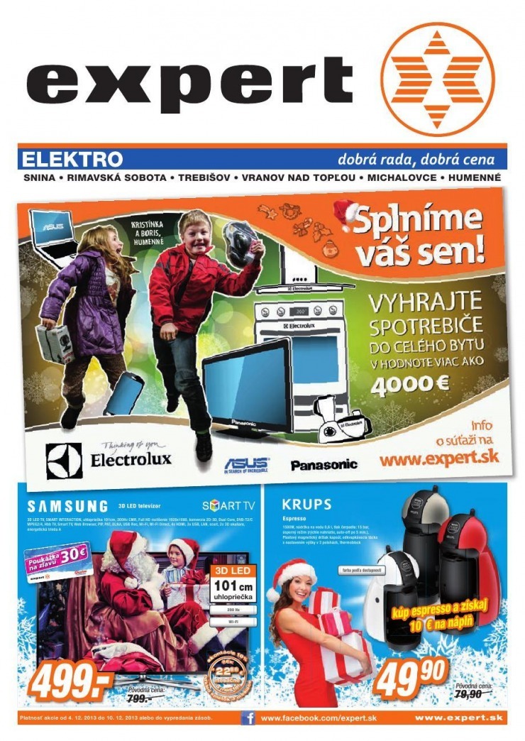 leták mimoriadný leták Expert Elektro strana 1 leták mimoriadný leták Expert Elektro strana 1