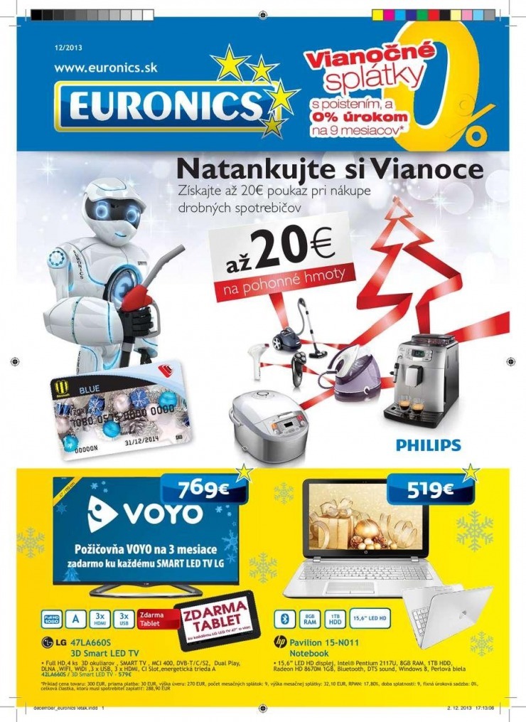 leták Euronics špeciálna ponuka strana 1 leták Euronics špeciálna ponuka strana 1