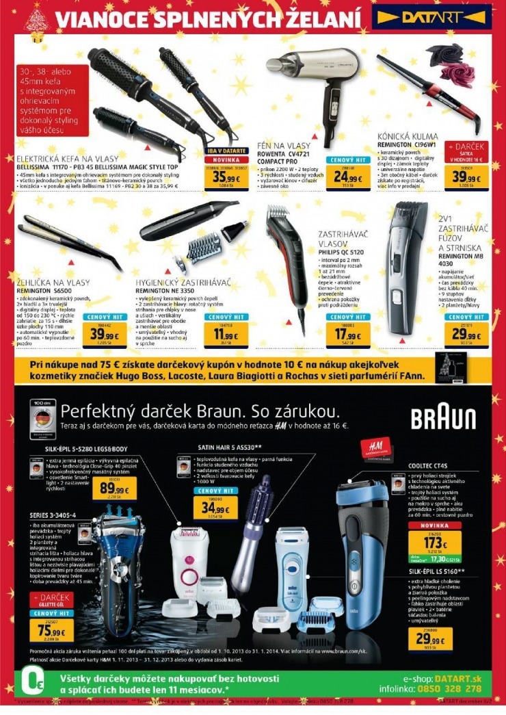 leták Datart Vianočná ponuka strana 2 leták Datart Vianočná ponuka strana 2