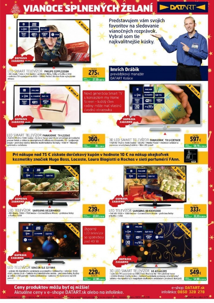 leták Datart Vianočná ponuka strana 11 leták Datart Vianočná ponuka strana 11