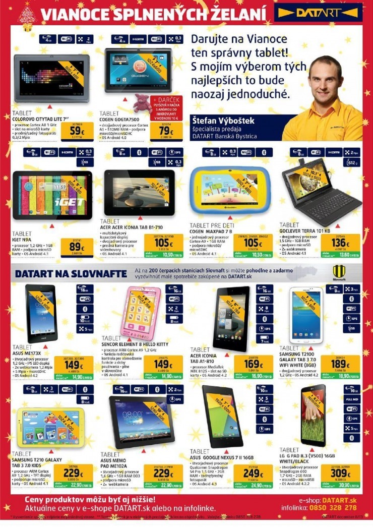 leták Datart Vianočná ponuka strana 13 leták Datart Vianočná ponuka strana 13