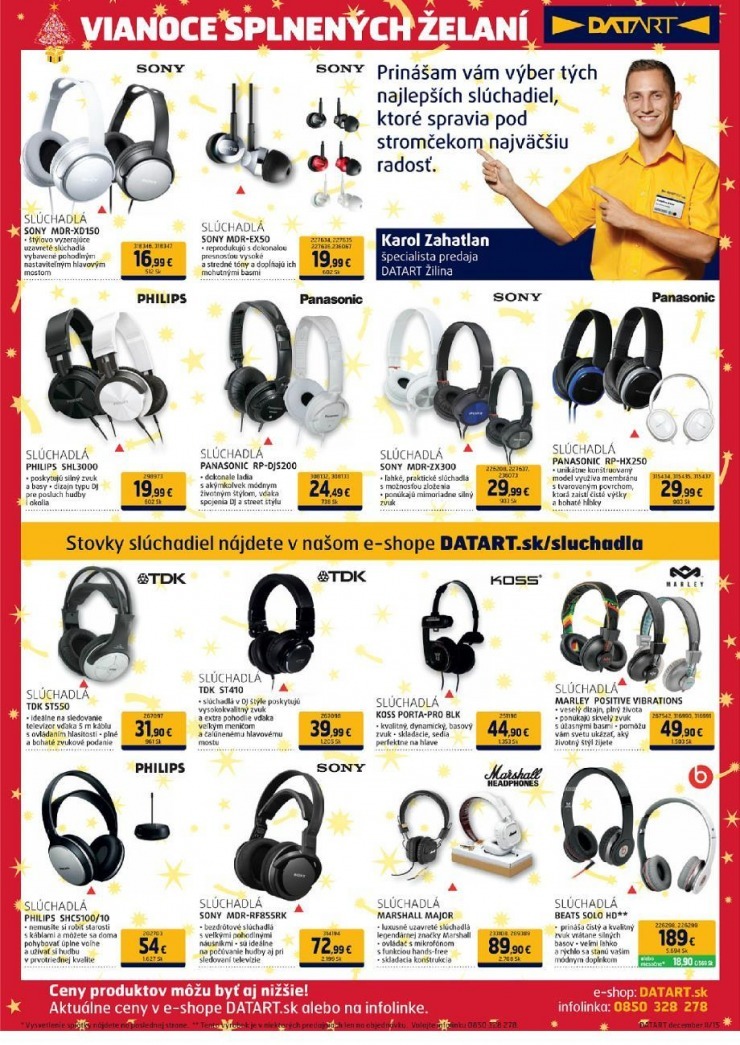 leták Datart Vianočná ponuka strana 15 leták Datart Vianočná ponuka strana 15
