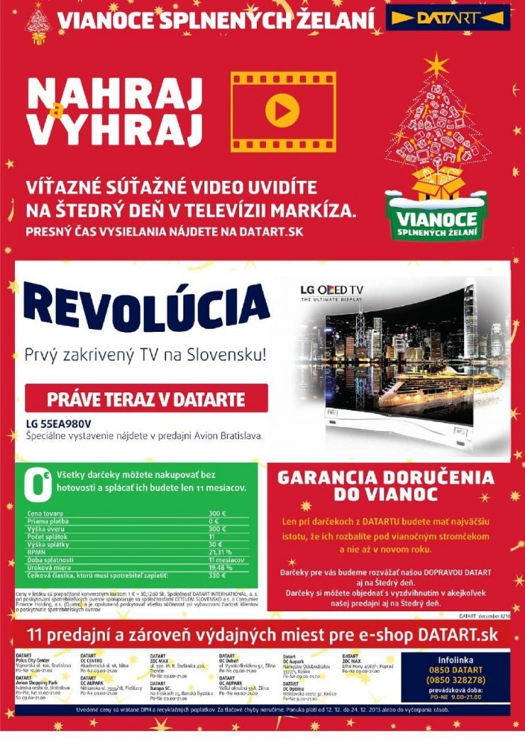 leták Datart Vianočná ponuka strana 16 leták Datart Vianočná ponuka strana 16
