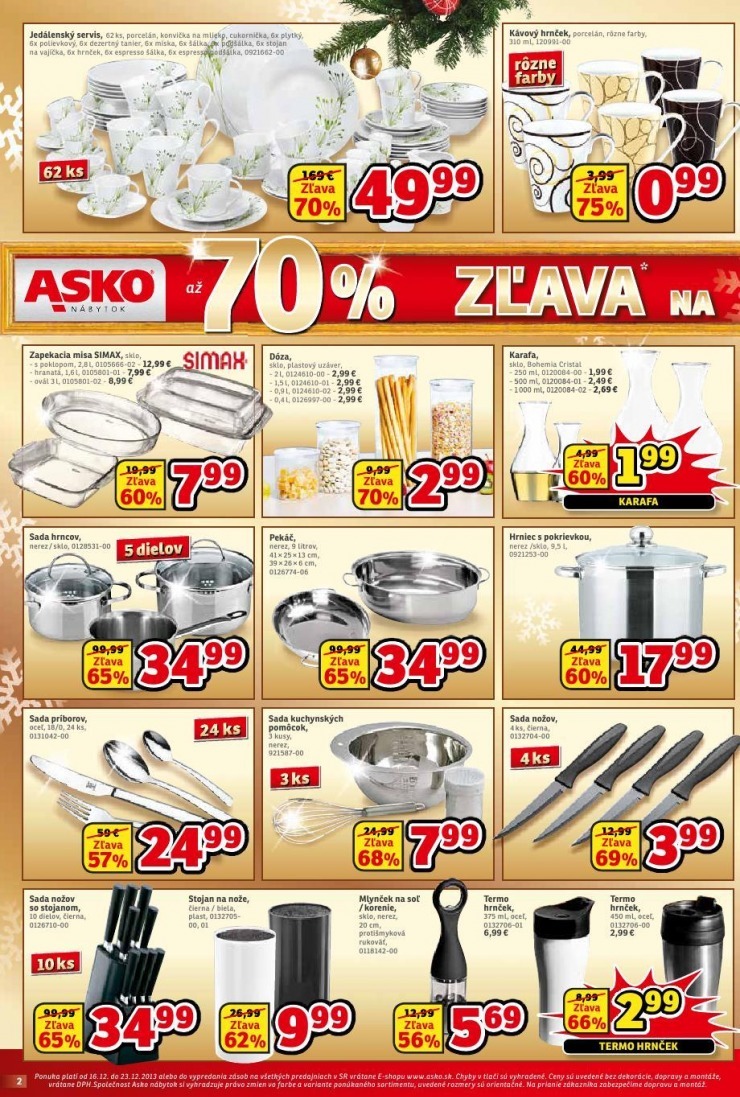 leták ASKO nábytok - bytové doplnky strana 2 leták ASKO nábytok - bytové doplnky strana 2