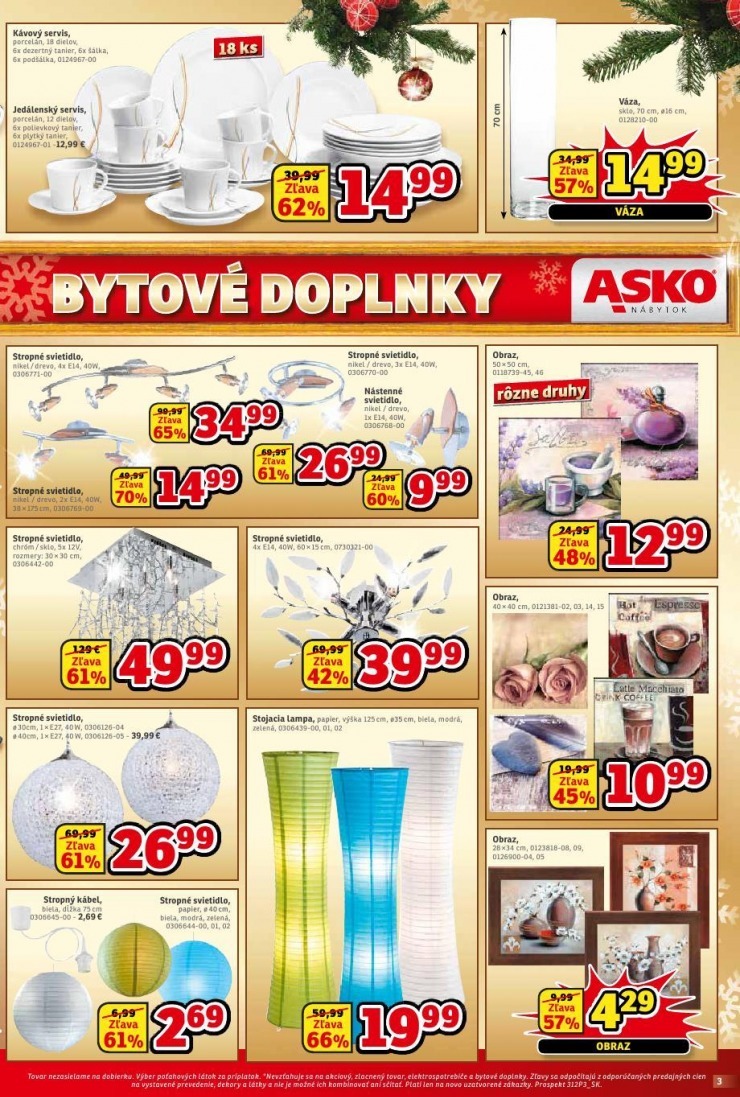 leták ASKO nábytok - bytové doplnky strana 3 leták ASKO nábytok - bytové doplnky strana 3