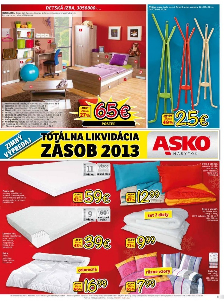 leták ASKO - veľký zimný výpredaj strana 5 leták ASKO - veľký zimný výpredaj strana 5