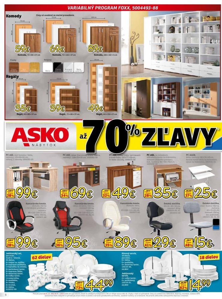 leták ASKO - veľký zimný výpredaj strana 6 leták ASKO - veľký zimný výpredaj strana 6