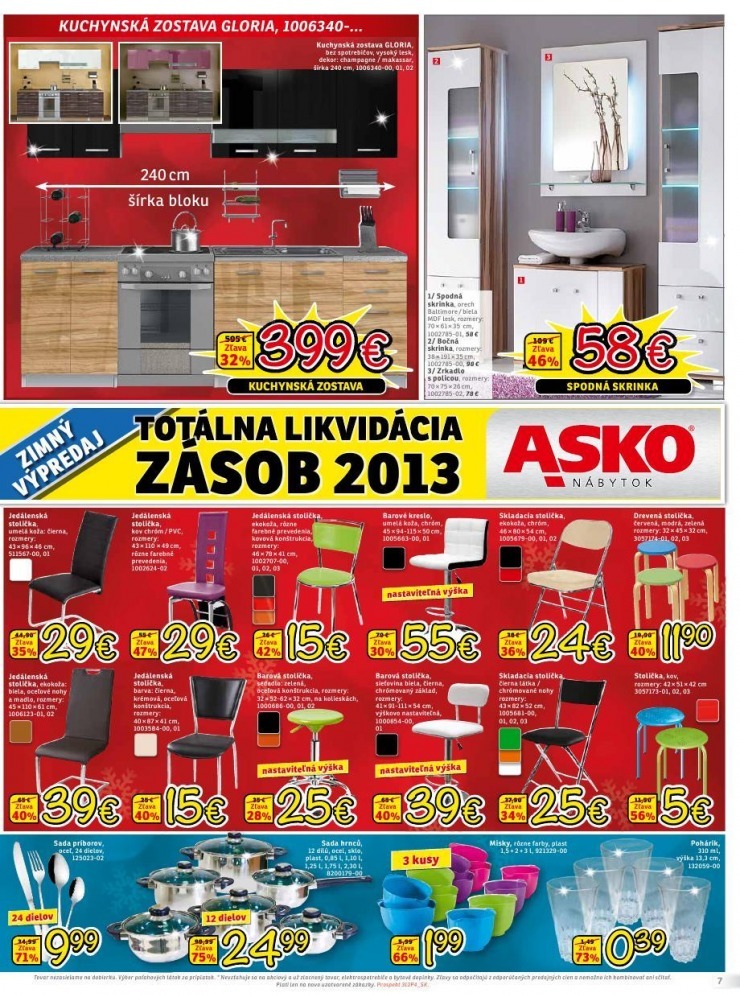 leták ASKO - veľký zimný výpredaj strana 7 leták ASKO - veľký zimný výpredaj strana 7