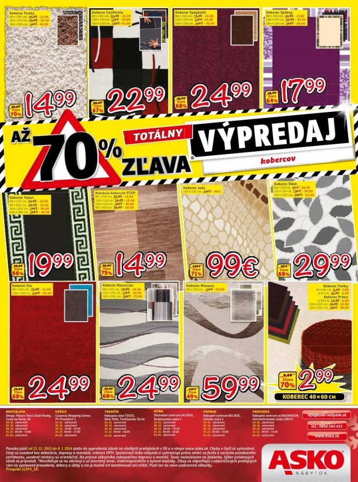 leták ASKO - veľký zimný výpredaj strana 8 leták ASKO - veľký zimný výpredaj strana 8