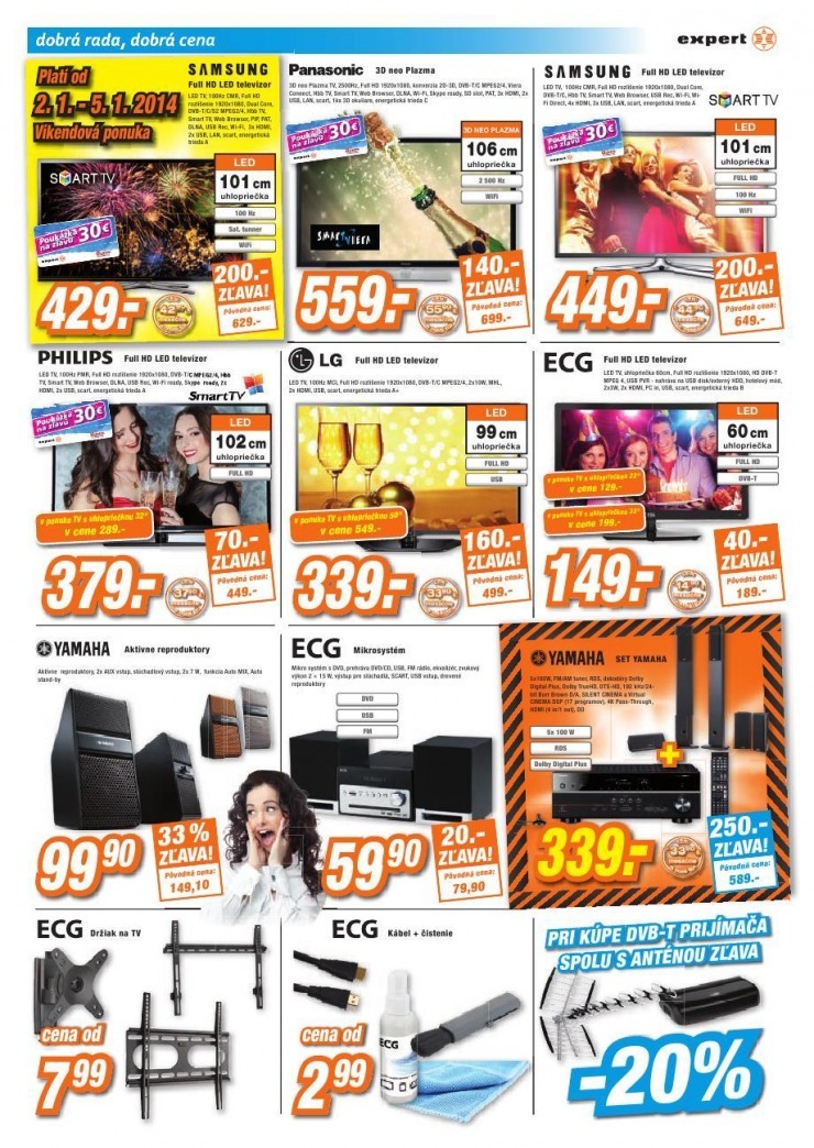 leták Expert Elektro - veľký výpredaj strana 2 leták Expert Elektro - veľký výpredaj strana 2