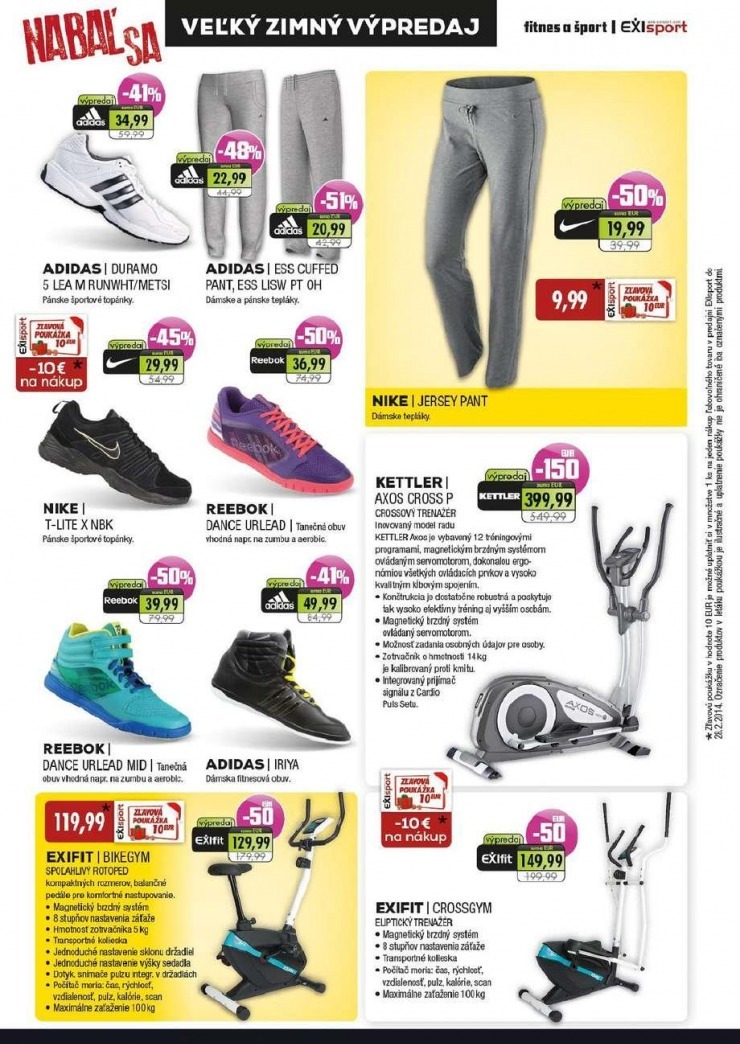 leták EXIsport - zimný výpredaj strana 7 leták EXIsport - zimný výpredaj strana 7