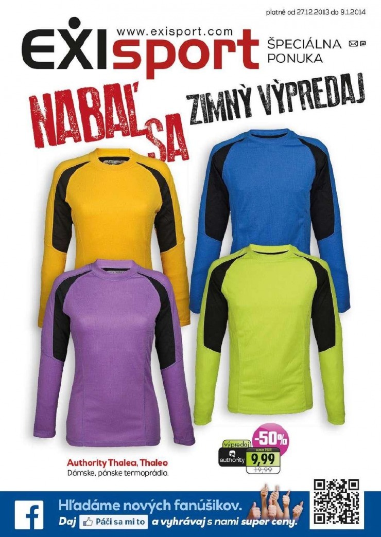 leták EXIsport - zimný výpredaj strana 8 leták EXIsport - zimný výpredaj strana 8
