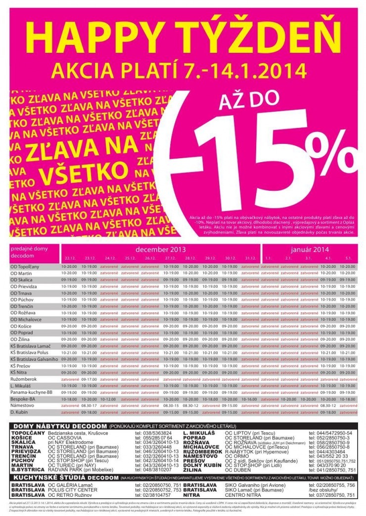 leták aktuálny leták Decodom strana 4 leták aktuálny leták Decodom strana 4