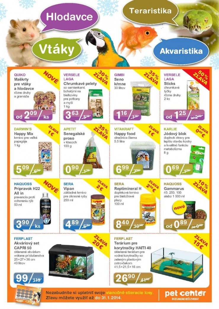 leták leták Pet Center - zľavy strana 3 leták leták Pet Center - zľavy strana 3