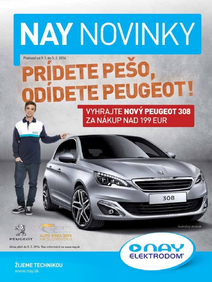 leták exkluzívny leták NAY Elektrodom strana 1 leták exkluzívny leták NAY Elektrodom strana 1