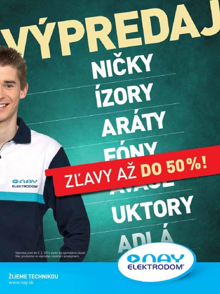 leták exkluzívny leták NAY Elektrodom strana 20 leták exkluzívny leták NAY Elektrodom strana 20