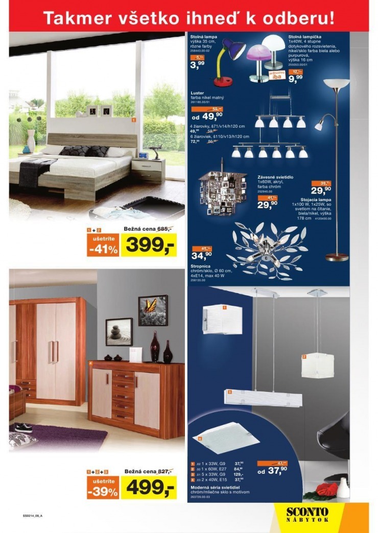leták špeciálny leták Sconto nábytok strana 9 leták špeciálny leták Sconto nábytok strana 9