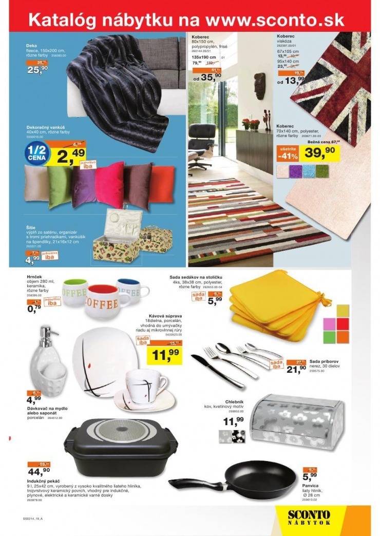 leták špeciálny leták Sconto nábytok strana 19 leták špeciálny leták Sconto nábytok strana 19