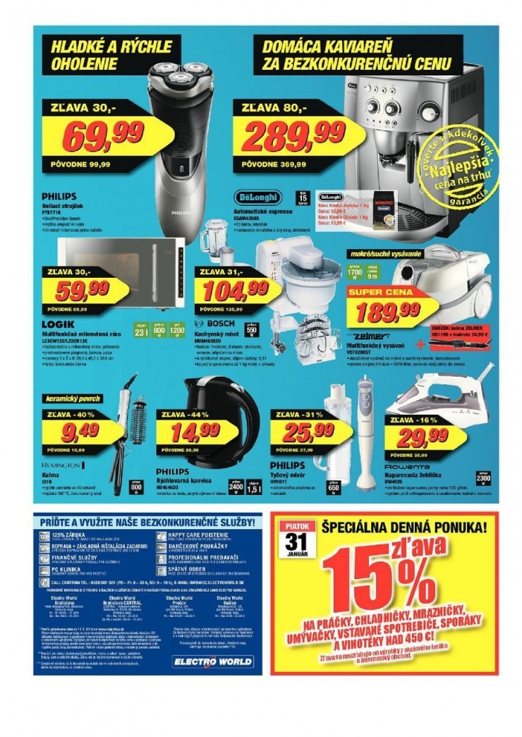 leták Electro World leták - najlepšie ceny strana 8 leták Electro World leták - najlepšie ceny strana 8