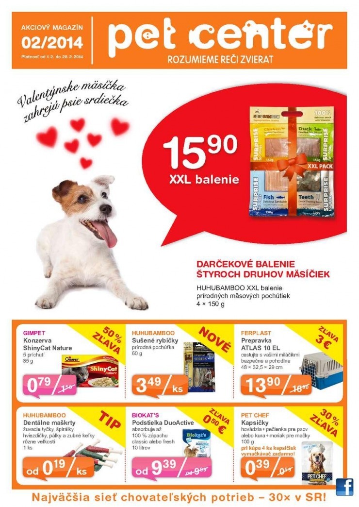 leták akciový leták Pet Center strana 1 leták akciový leták Pet Center strana 1