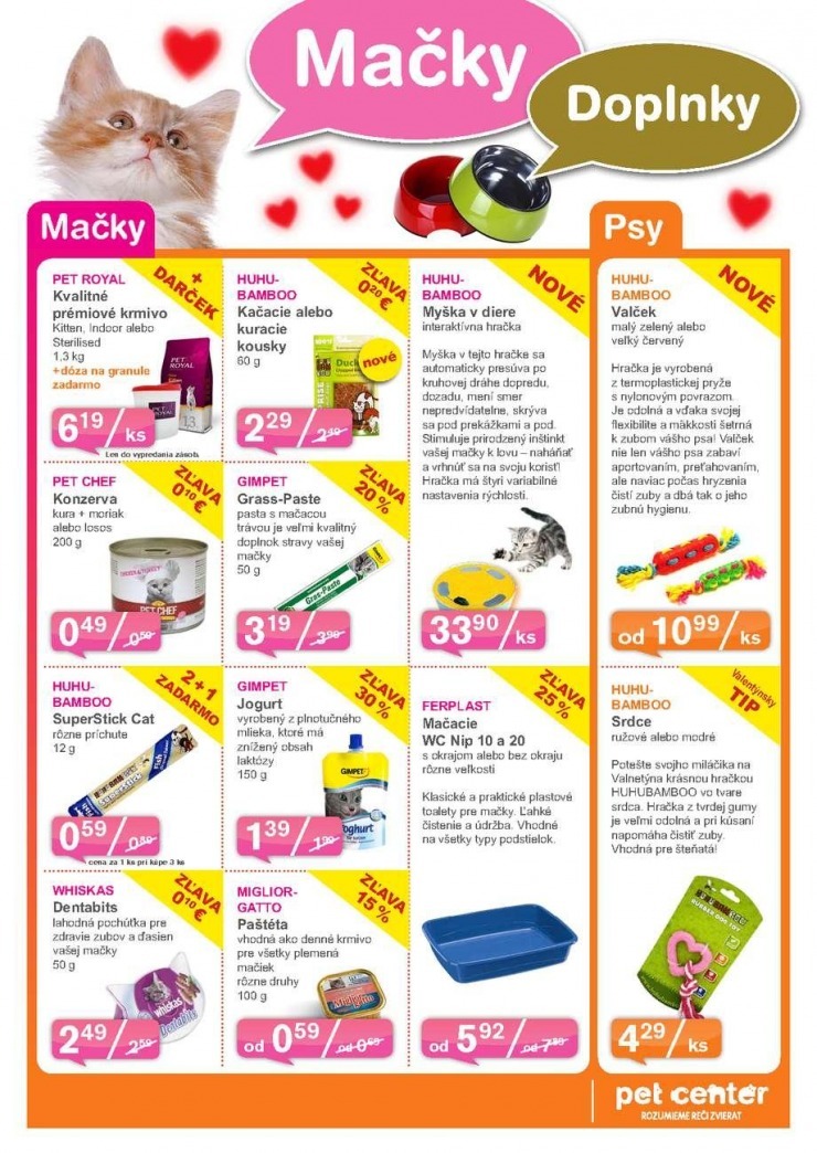 leták akciový leták Pet Center strana 4 leták akciový leták Pet Center strana 4