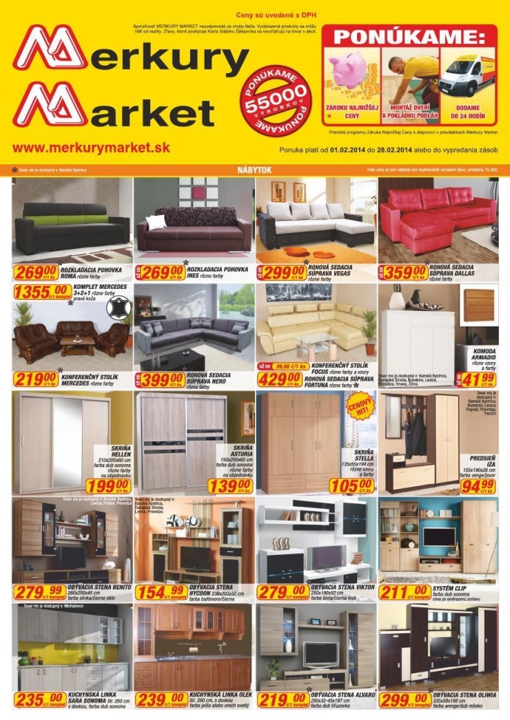 leták Merkury Market akciový leták strana 1 leták Merkury Market akciový leták strana 1