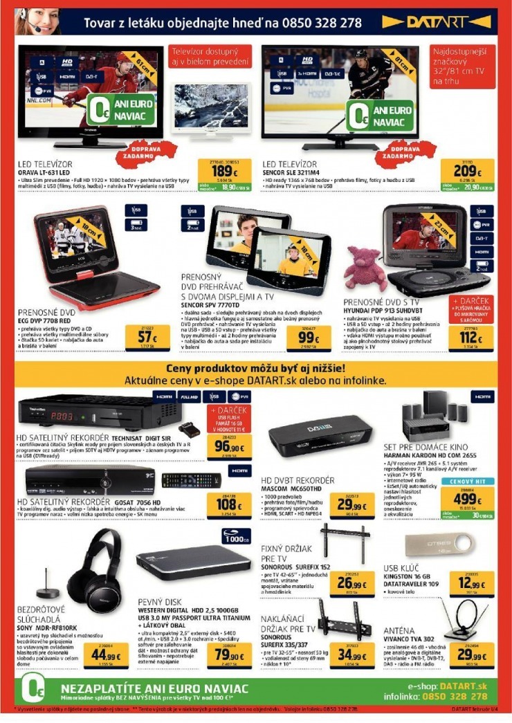 leták akčná Datart ponuka - TV strana 4 leták akčná Datart ponuka - TV strana 4
