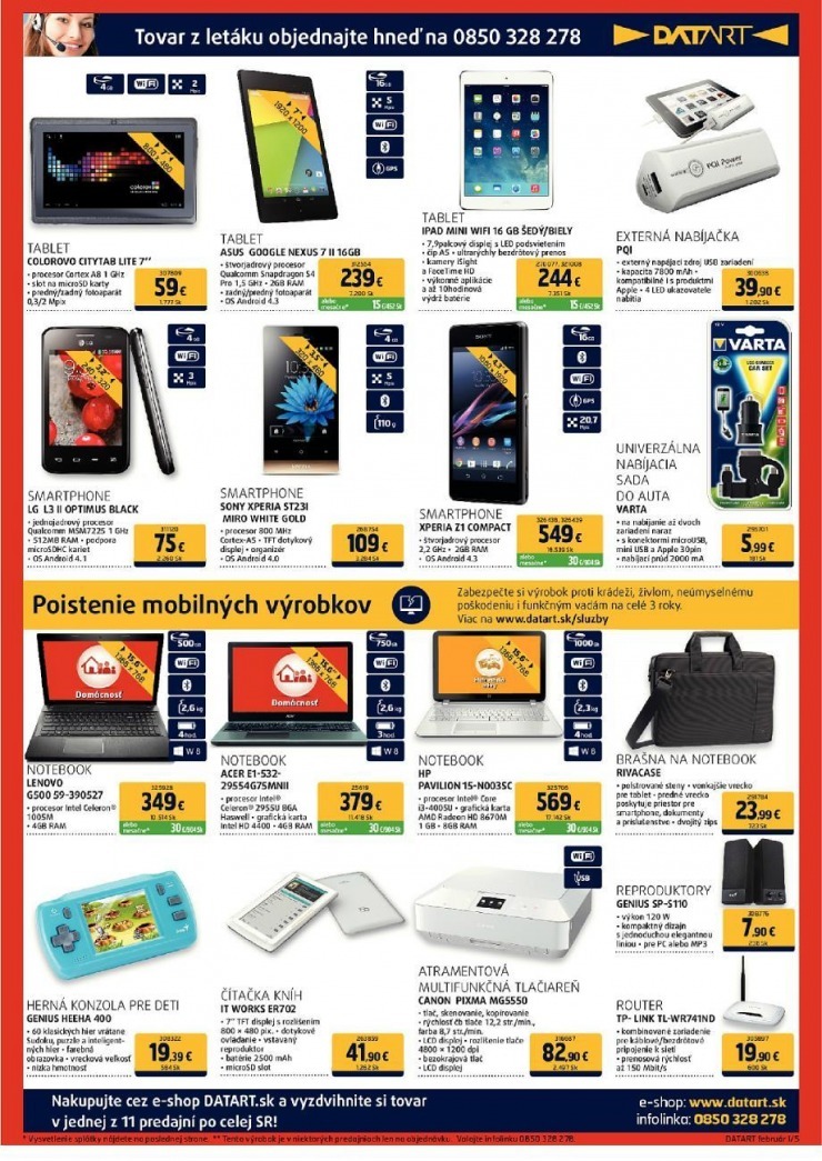 leták akčná Datart ponuka - TV strana 5 leták akčná Datart ponuka - TV strana 5