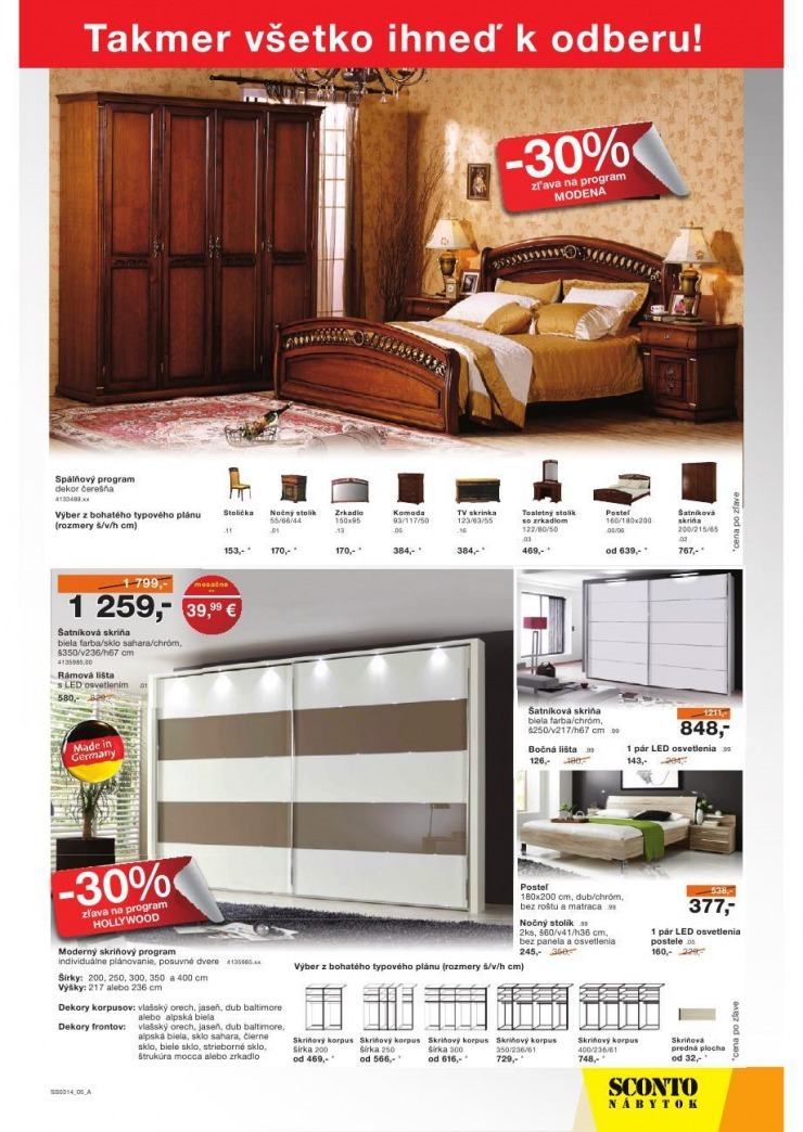 leták akciový leták Sconto nábytok strana 5 leták akciový leták Sconto nábytok strana 5