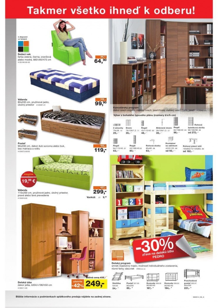 leták akciový leták Sconto nábytok strana 6 leták akciový leták Sconto nábytok strana 6