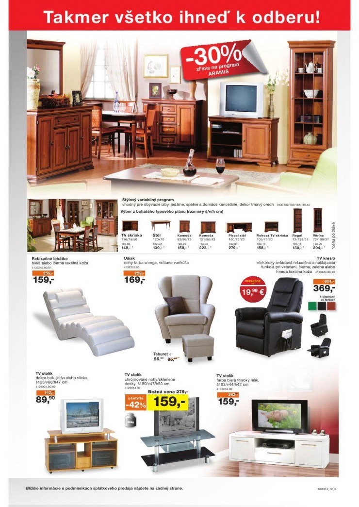 leták akciový leták Sconto nábytok strana 12 leták akciový leták Sconto nábytok strana 12