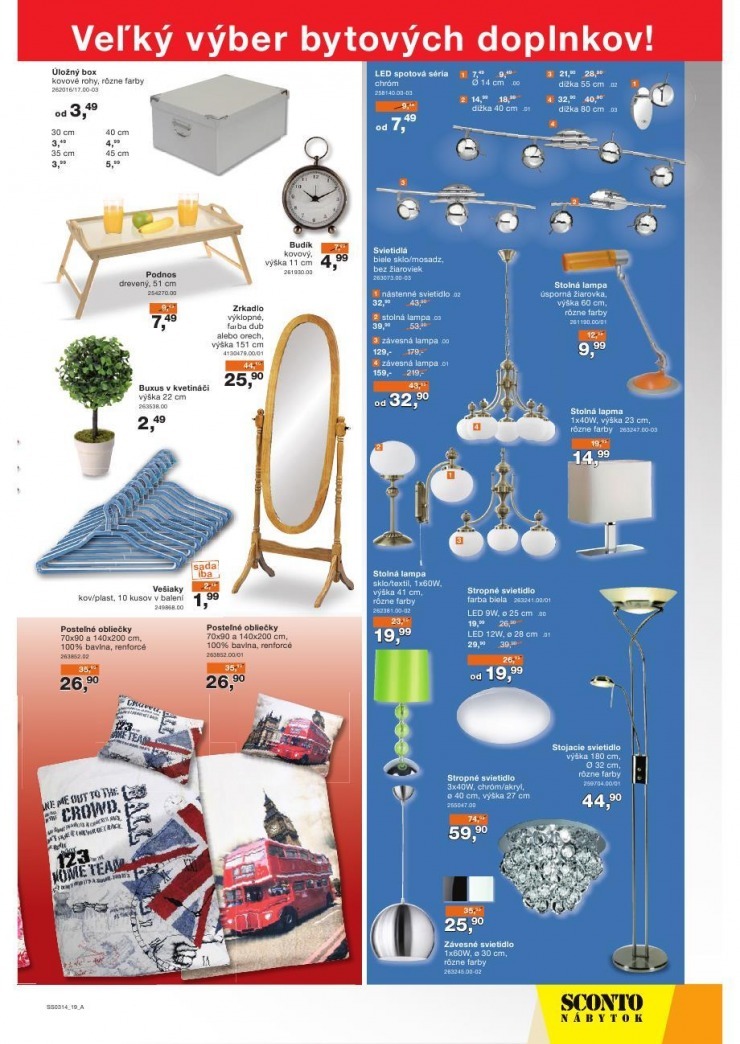 leták akciový leták Sconto nábytok strana 19 leták akciový leták Sconto nábytok strana 19