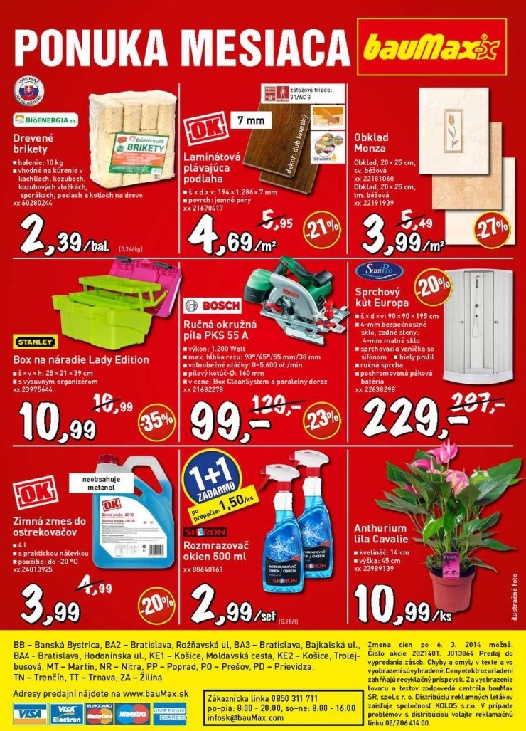 leták mimoriadný leták bauMax strana 8 leták mimoriadný leták bauMax strana 8