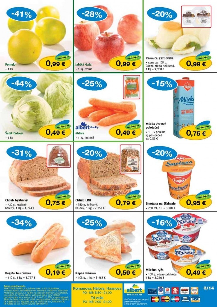 leták Albert akčná ponuka strana 4 leták Albert akčná ponuka strana 4