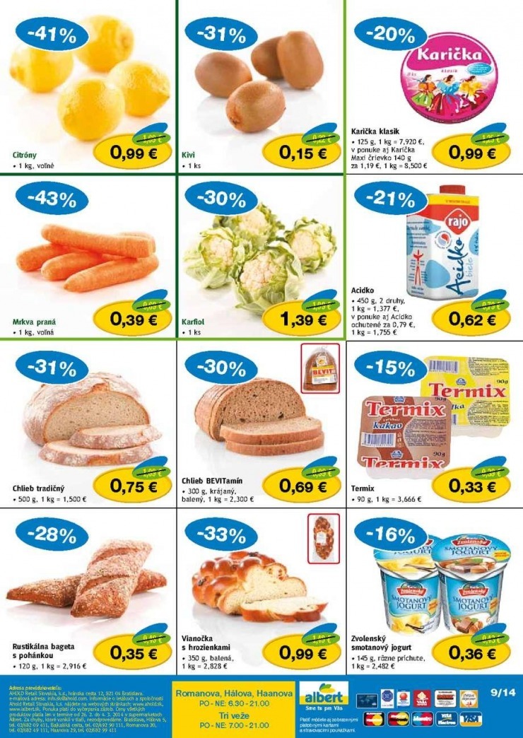 leták extra ponuka Albert strana 4 leták extra ponuka Albert strana 4