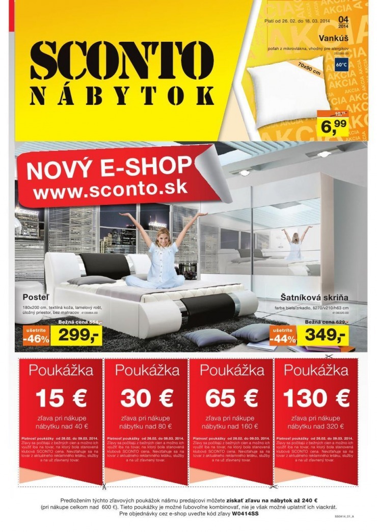 leták aktuálny leták Sconto nábytok strana 1 leták aktuálny leták Sconto nábytok strana 1
