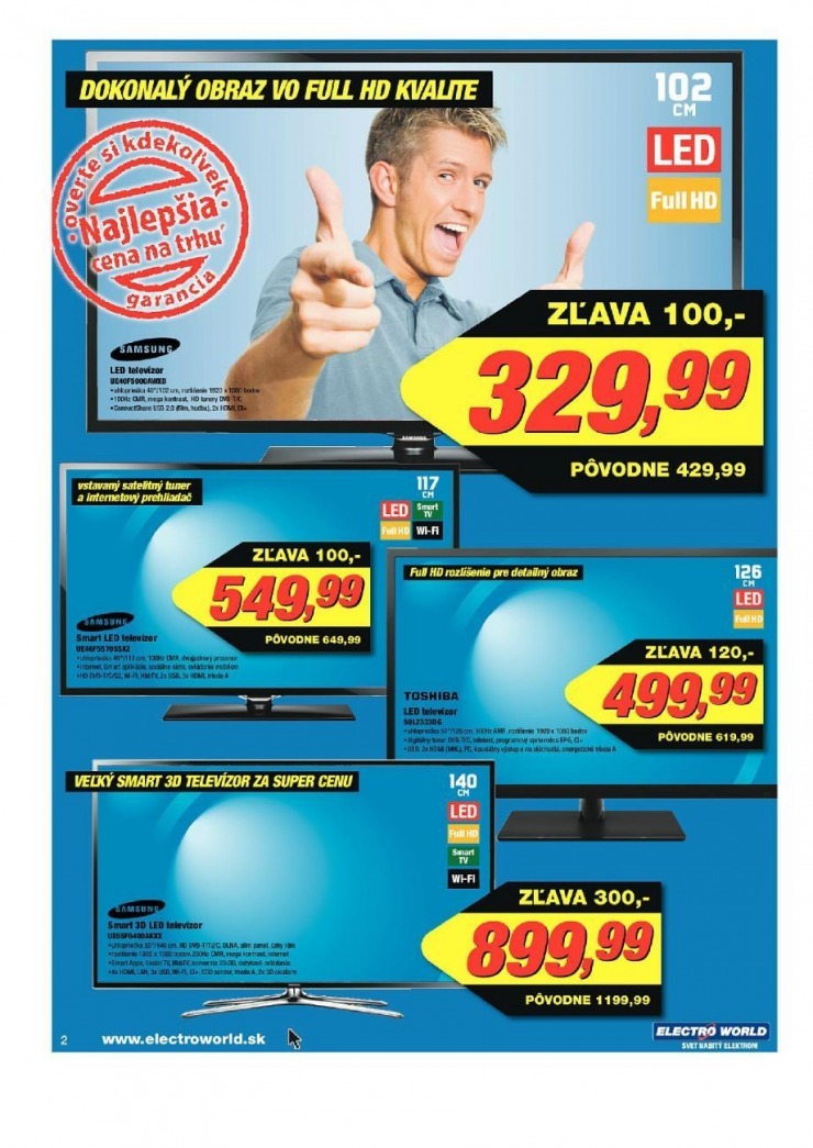 leták exkluzívny leták Electro World strana 2 leták exkluzívny leták Electro World strana 2