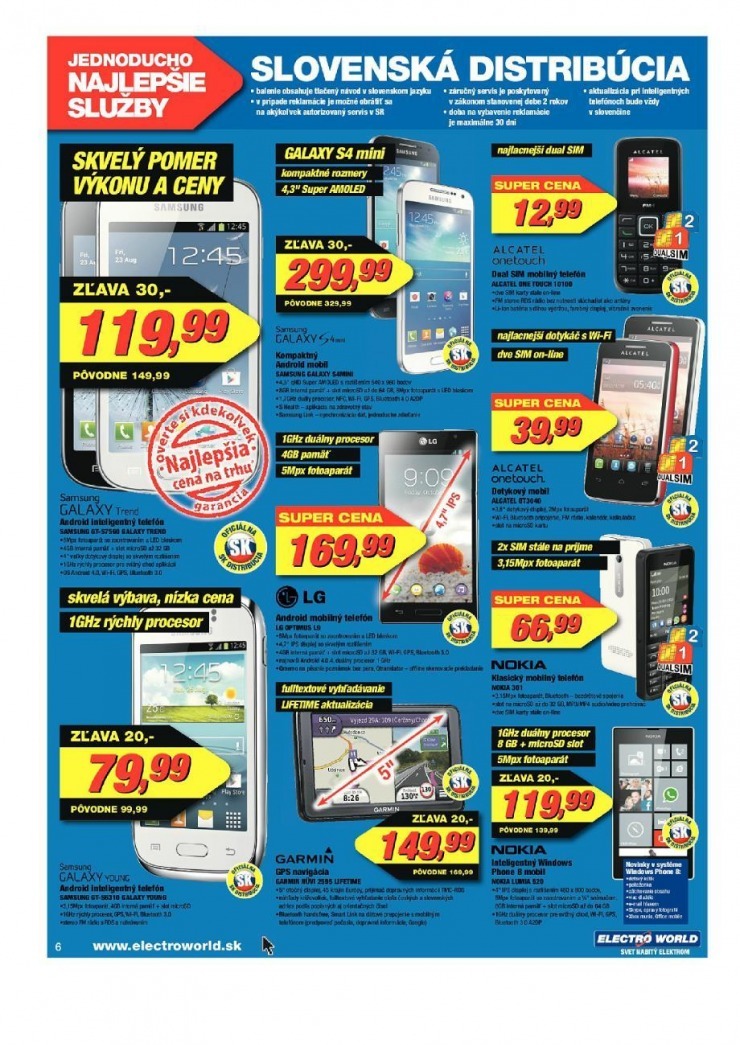 leták exkluzívny leták Electro World strana 6 leták exkluzívny leták Electro World strana 6