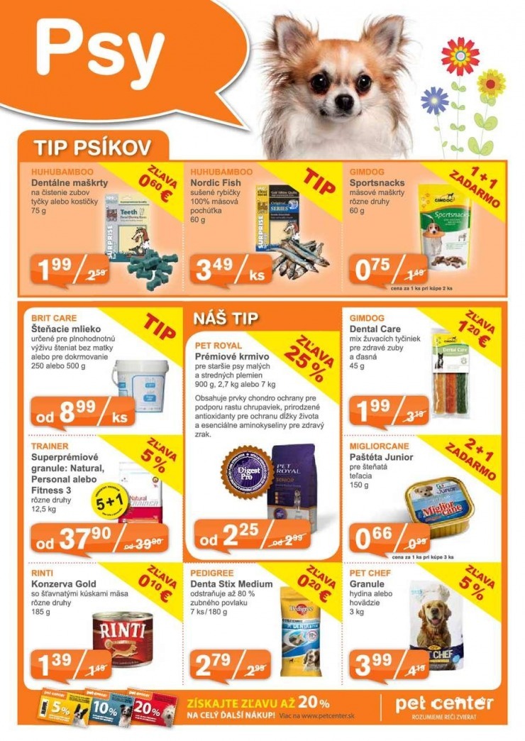 leták Pet Center akčný leták strana 3 leták Pet Center akčný leták strana 3