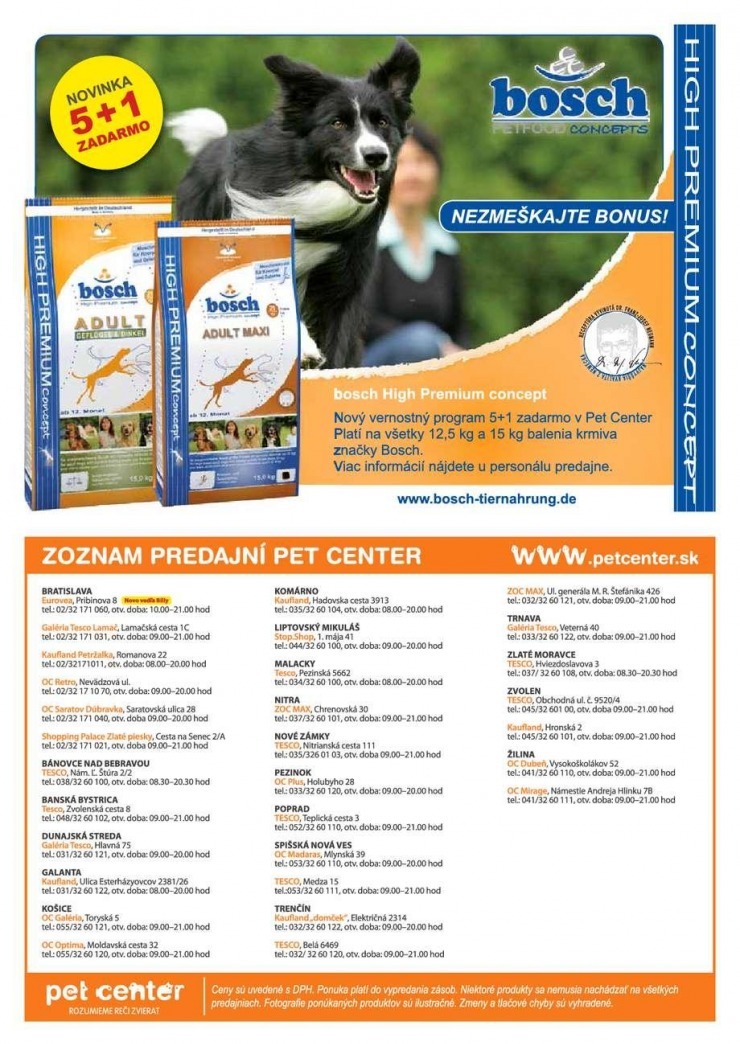 leták Pet Center akčný leták strana 8 leták Pet Center akčný leták strana 8
