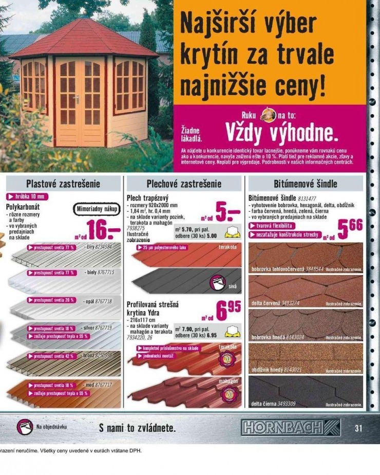 leták aktuálný leták HORNBACH strana 31 leták aktuálný leták HORNBACH strana 31