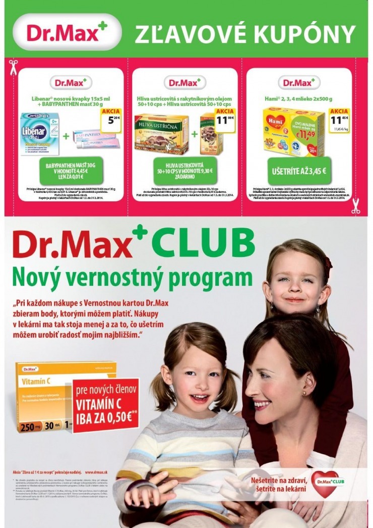 leták leták Dr.Max - zľavové kupóny strana 2 leták leták Dr.Max - zľavové kupóny strana 2