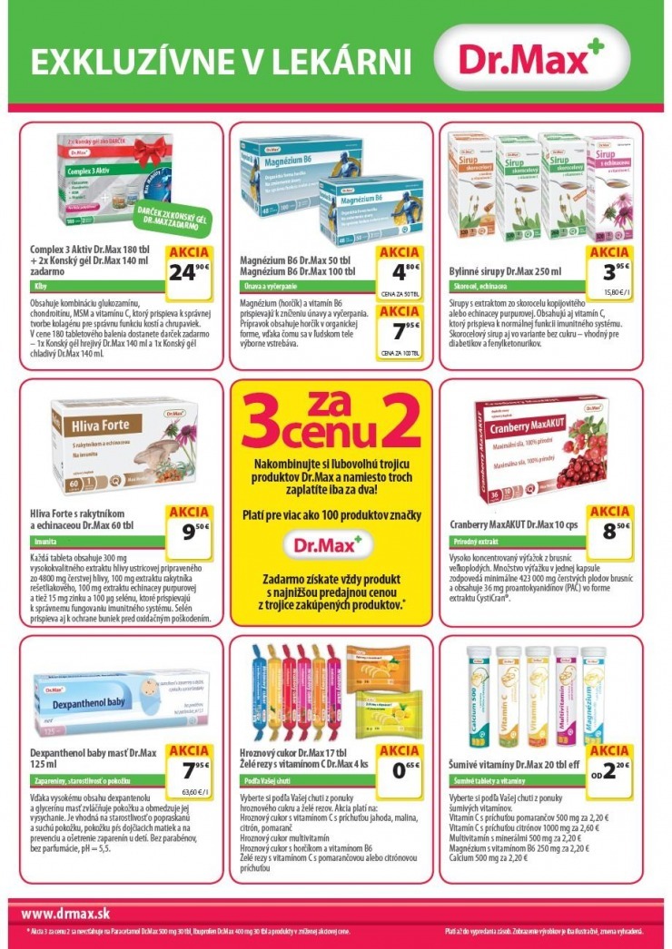 leták leták Dr.Max - zľavové kupóny strana 6 leták leták Dr.Max - zľavové kupóny strana 6