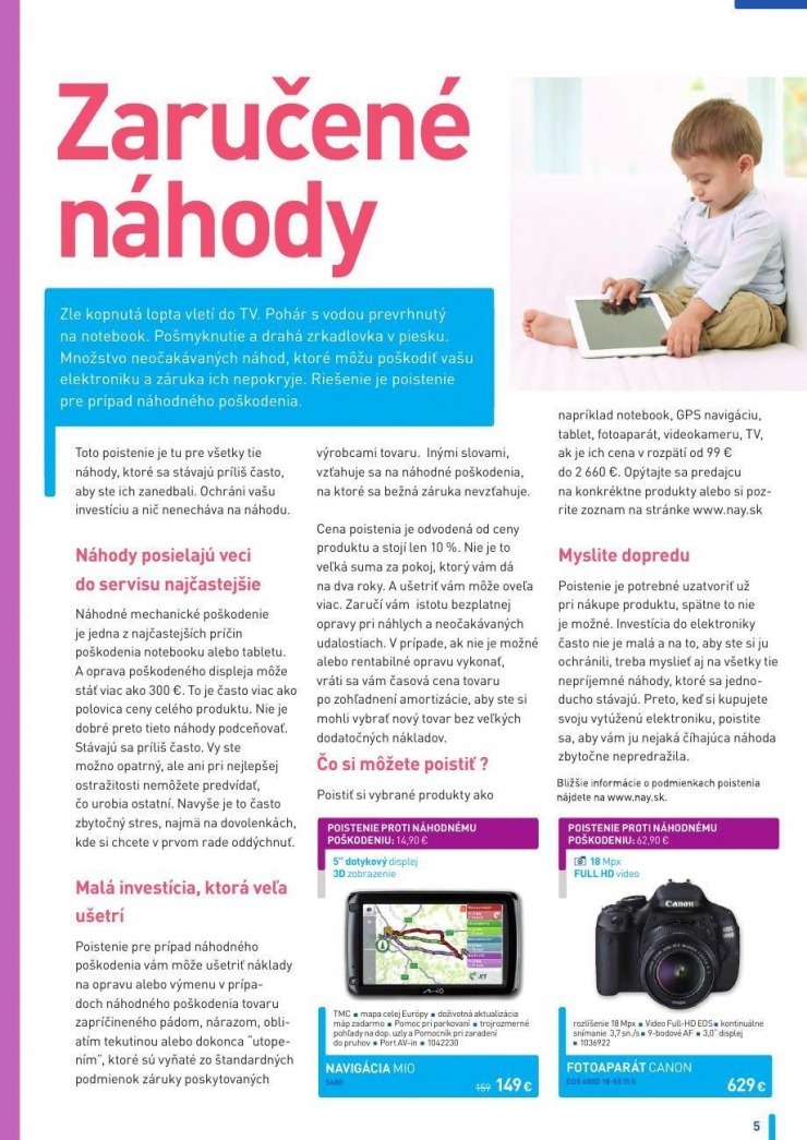 leták leták NAY Elektrodom - akčný výpredaj strana 5 leták leták NAY Elektrodom - akčný výpredaj strana 5