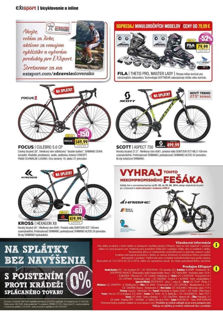 leták EXIsport akčná ponuka strana 4 leták EXIsport akčná ponuka strana 4