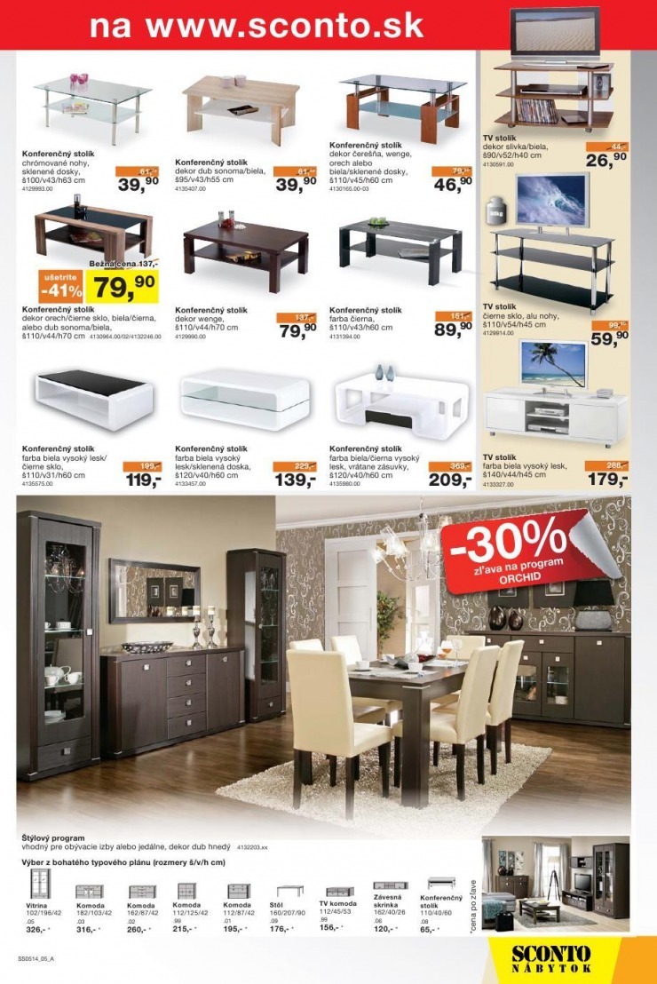 leták mimoriadný leták Sconto nábytok strana 5 leták mimoriadný leták Sconto nábytok strana 5