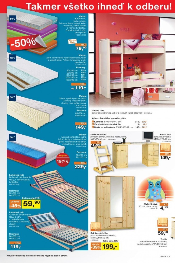 leták mimoriadný leták Sconto nábytok strana 14 leták mimoriadný leták Sconto nábytok strana 14